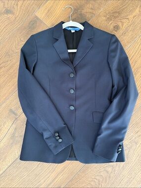 R.J. Classics 16R YouthNavy Tailored Riding Blazer with Notch Lapel